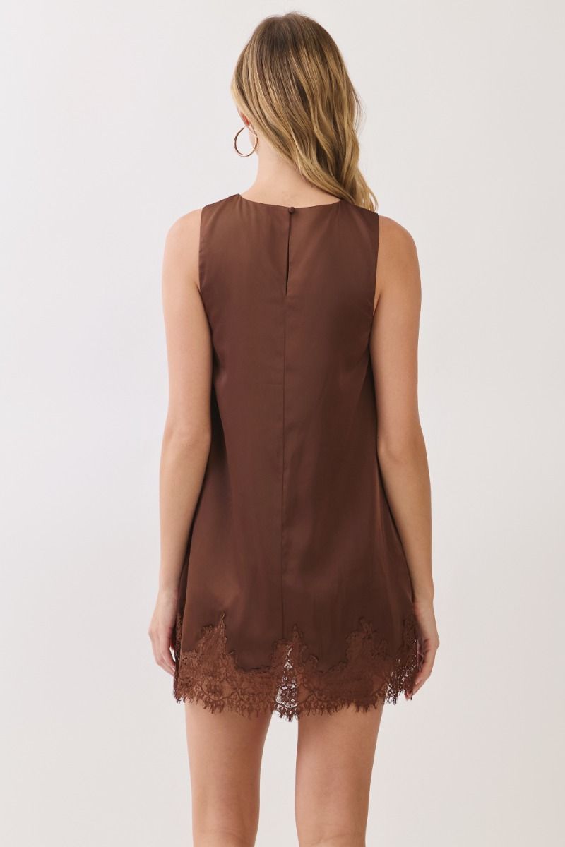 Chocolate Lace Dress