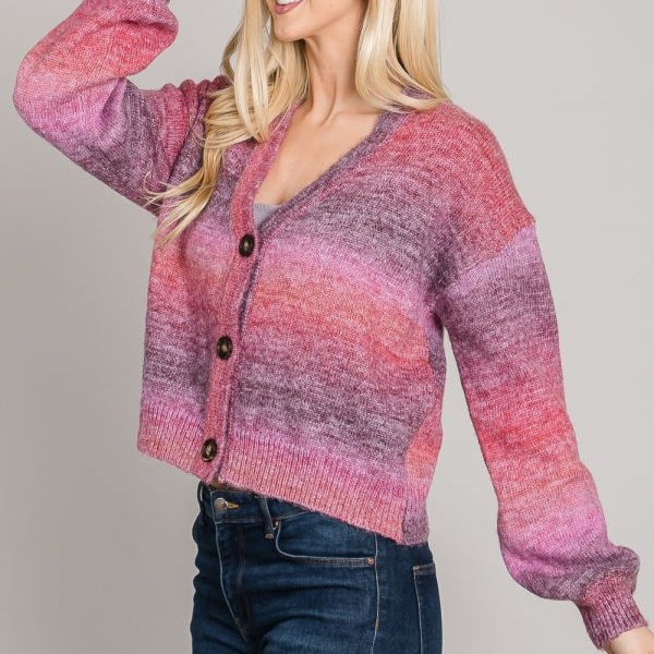 Magenta Cardigan