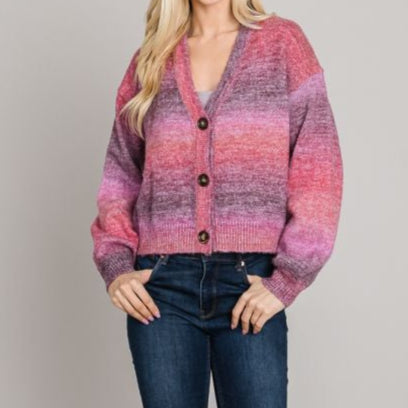 Magenta Cardigan