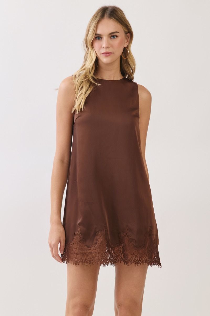 Chocolate Lace Dress