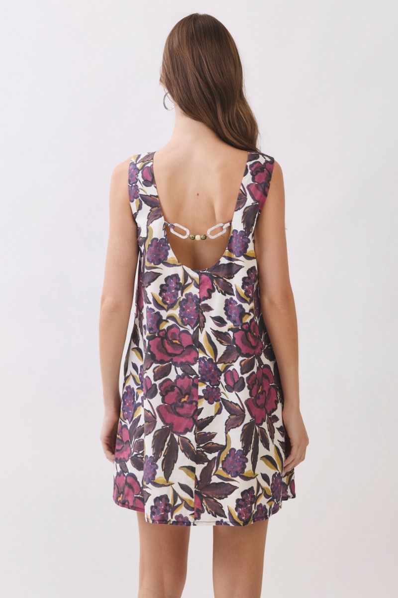 Fall Floral Dress