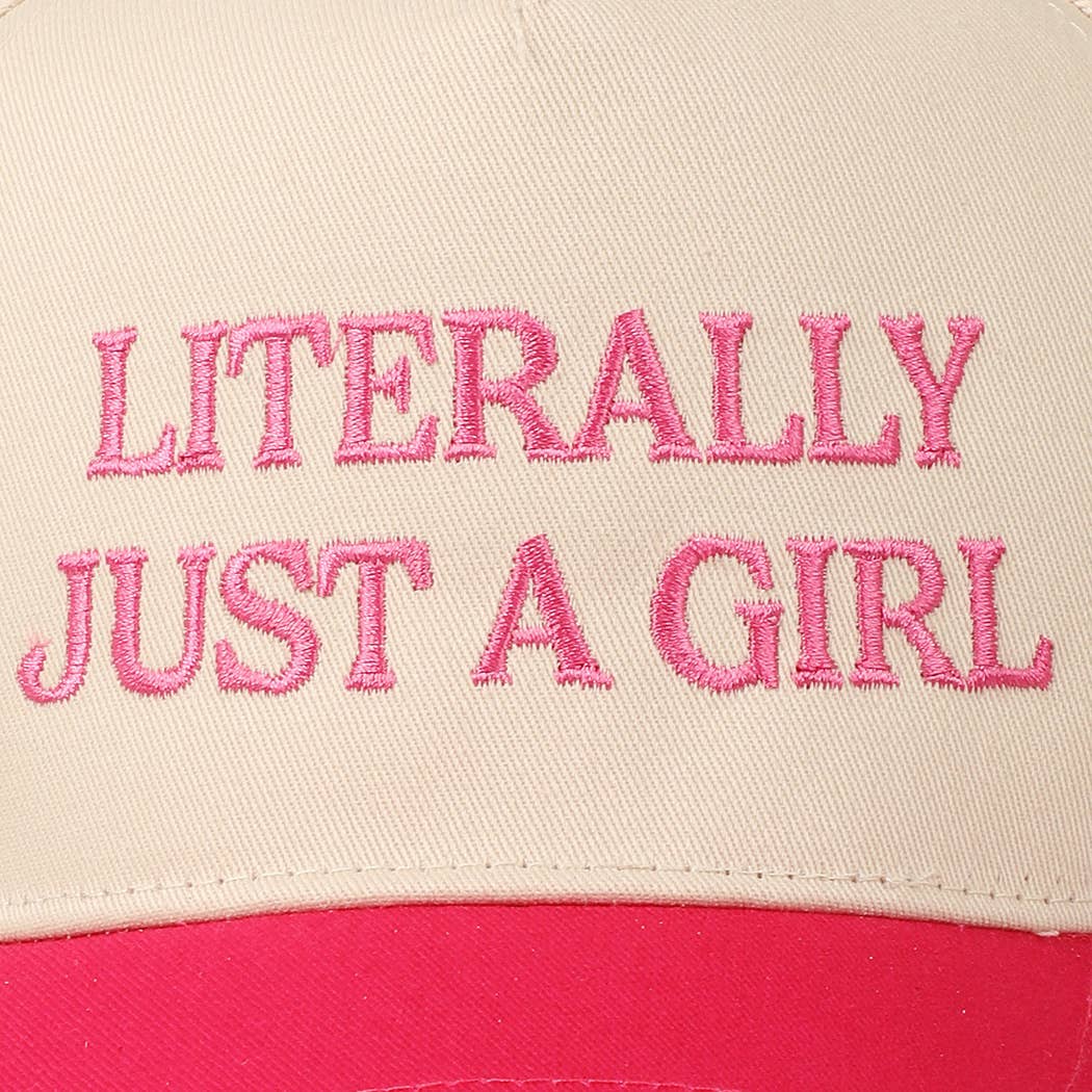 Just A Girl Hat
